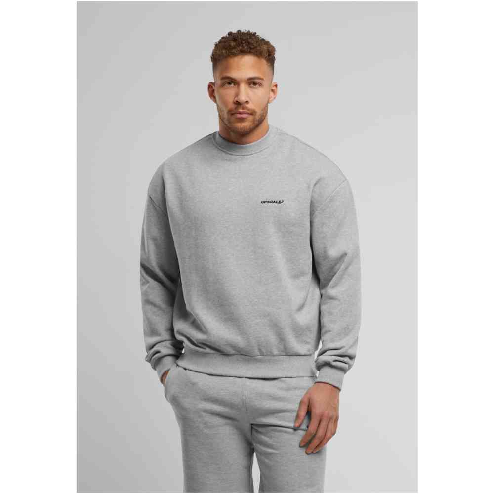Mister Tee Upscale - Upscale Core EMB Oversize Pull ras du cou - Gris
